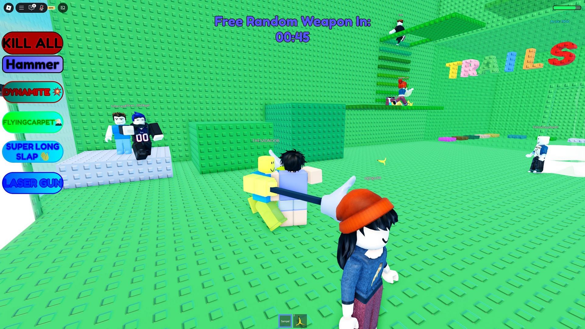 Gameplay screenshot from Tower of Ultimate Troller (Image via Roblox)